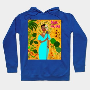 Women in Jazz Featuring Billie Holiday Hoodie